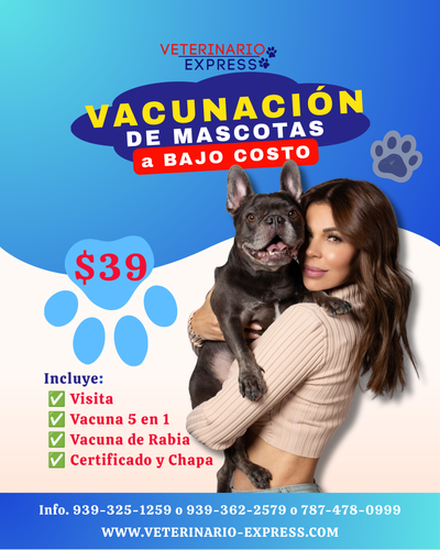 PAQUETE DE VACUNAS $39.00 EN BAYAMON