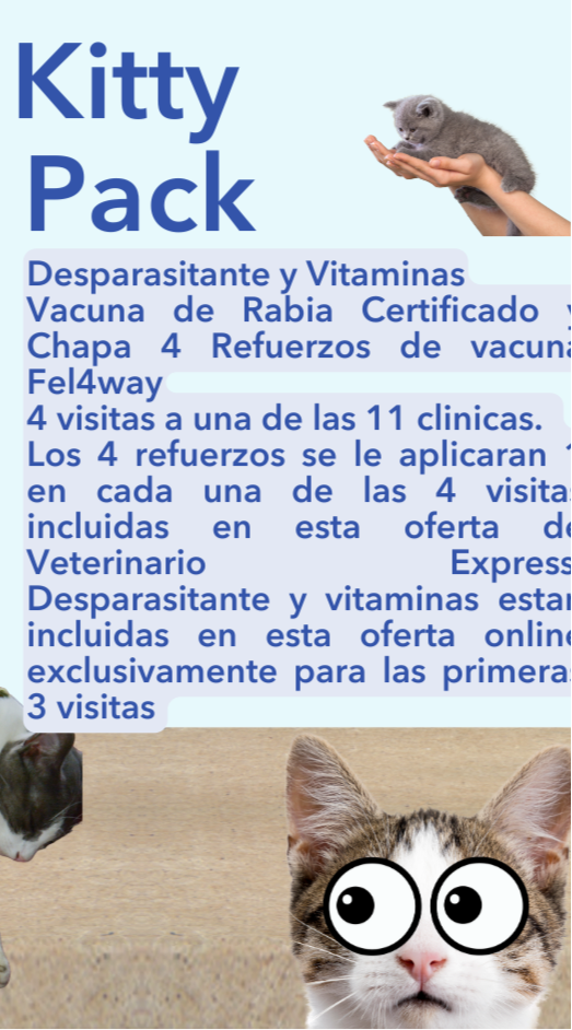 Paquete Súper Vacunas Hello Kitty