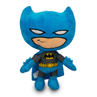 Dog Toy Squeaker Plush - Batman Full Body Standing Pose with Blue Cape