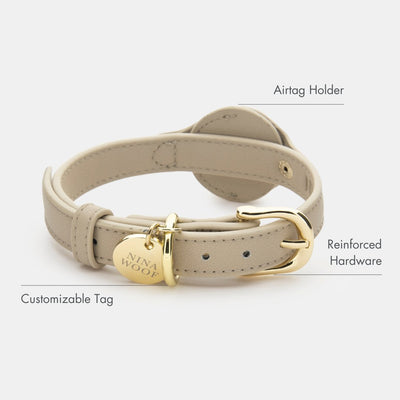 Collar - Compatible con AirTag – Cuero Vegano – Cupertino