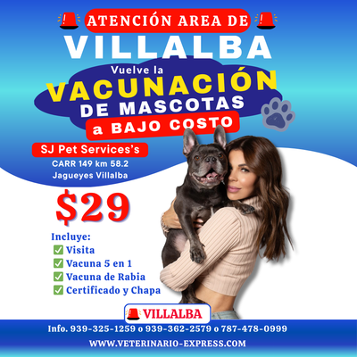 PAQUETE DE VACUNAS VILLALBA