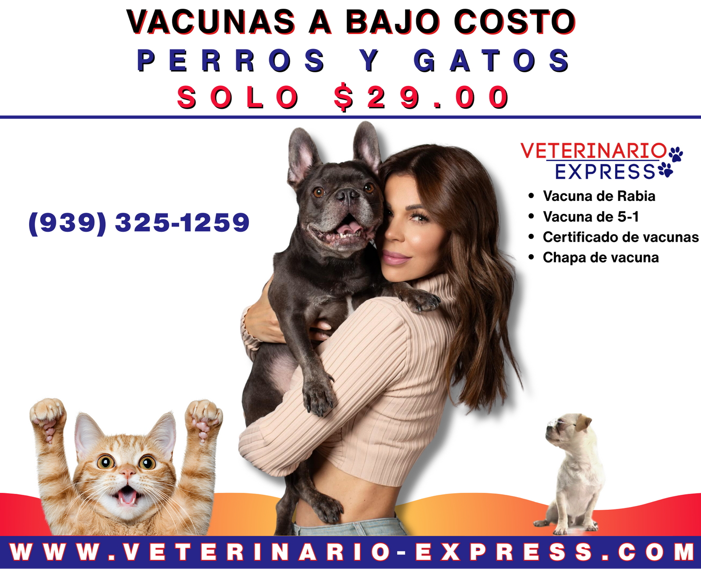 PAQUETE DE VACUNAS $29.00 EN BAYAMON