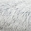 Cama para mascotas OrthoPlush® de 28" de Mr. Peanut - Blanco copo de nieve en dos tonos