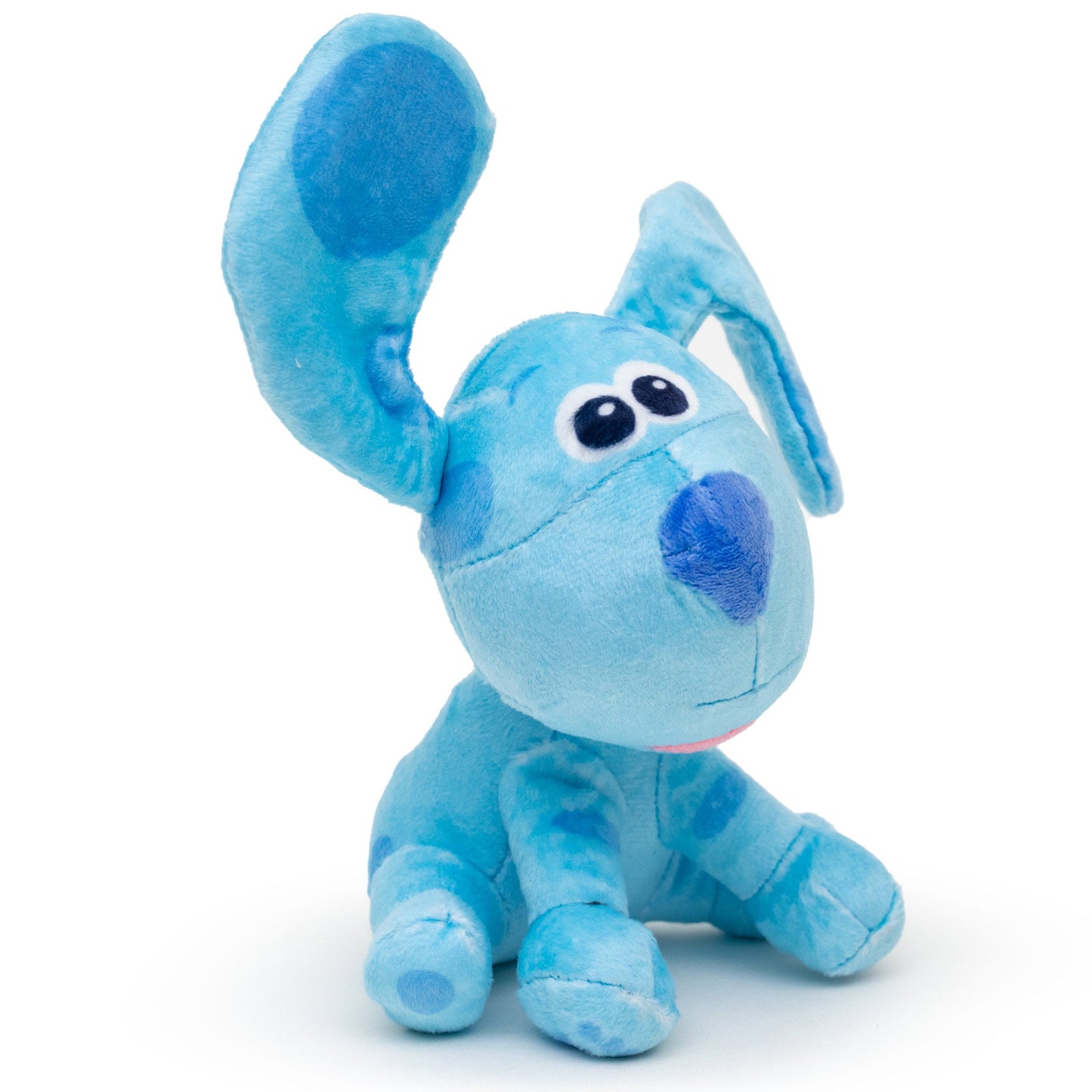 Juguete para perros Squeaker Plush - Blue's Clues Blue Pose sentada de cuerpo completo