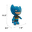 Dog Toy Squeaker Plush - Batman Full Body Standing Pose with Blue Cape