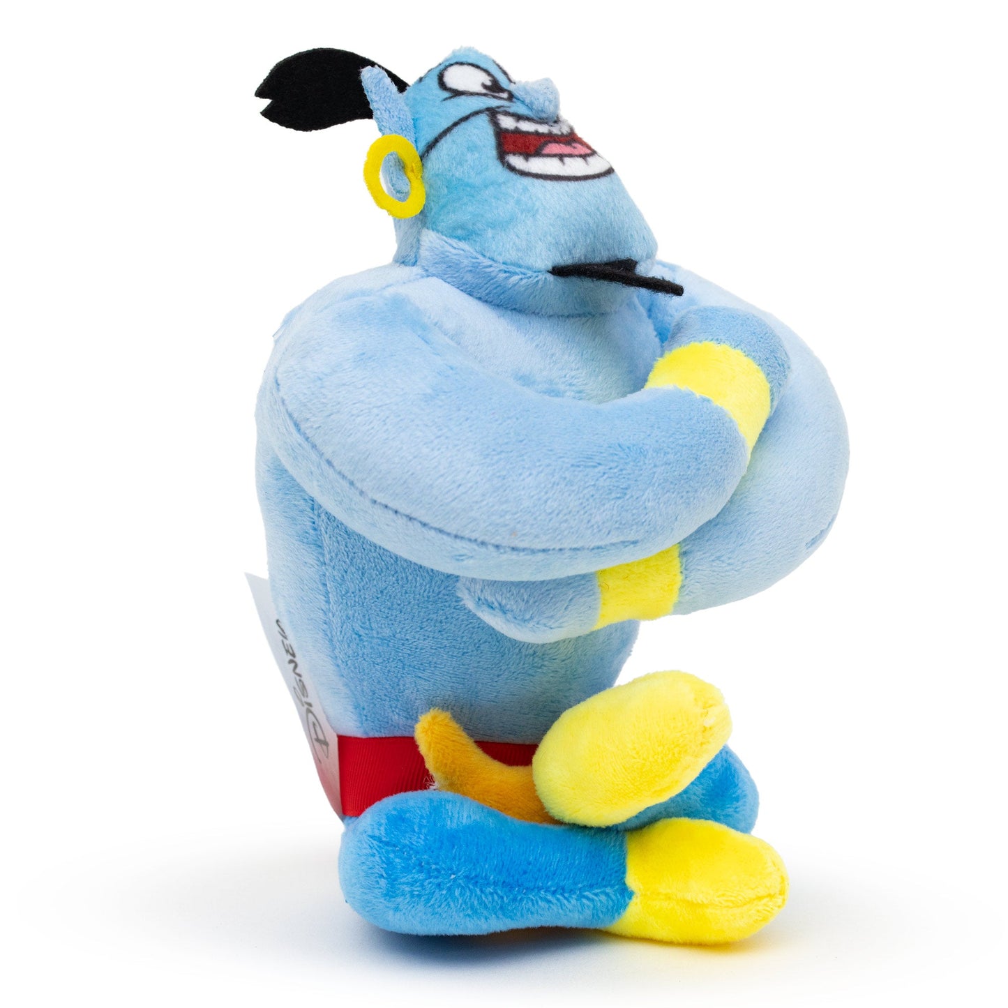 Dog Toy Squeaker Plush - Aladdin Genie Sitting Pose