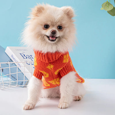 Chewy Vuiton Orange Sweater for Dog or Cat